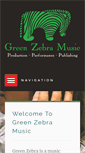 Mobile Screenshot of greenzebramusic.com